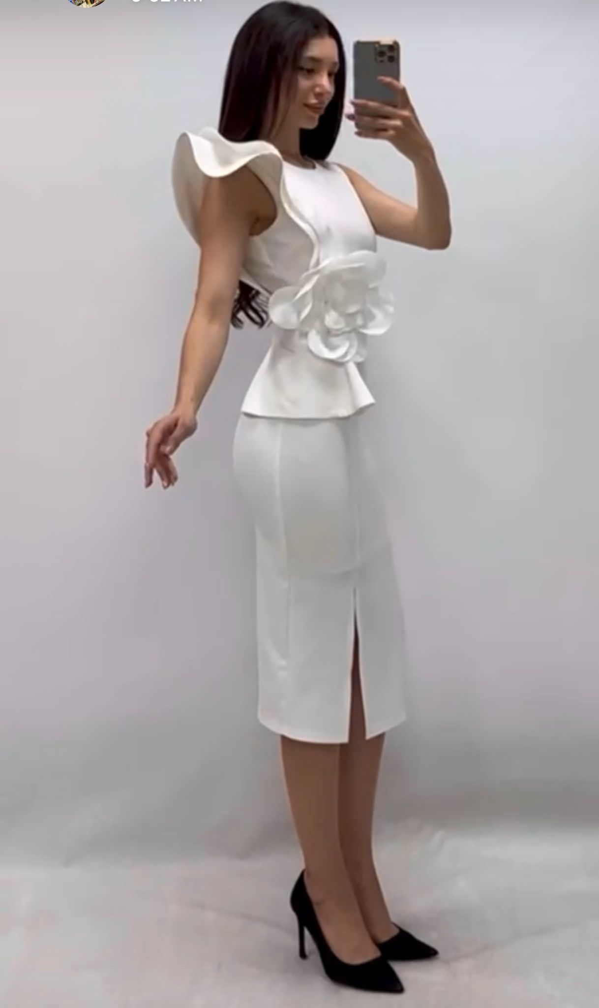 White dress